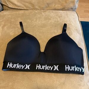 Hurley Soft Black Bra w/ Logo